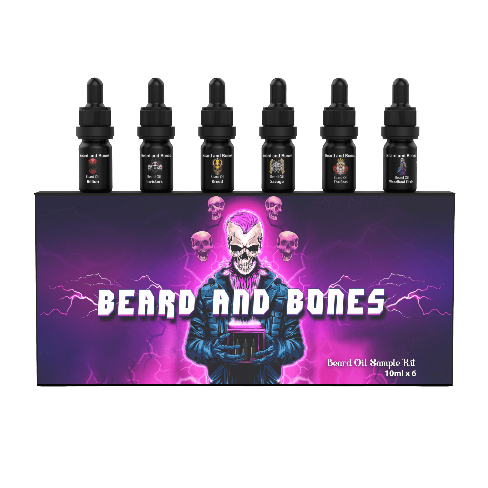 Beard Oil Sample Kit - 10ml x6