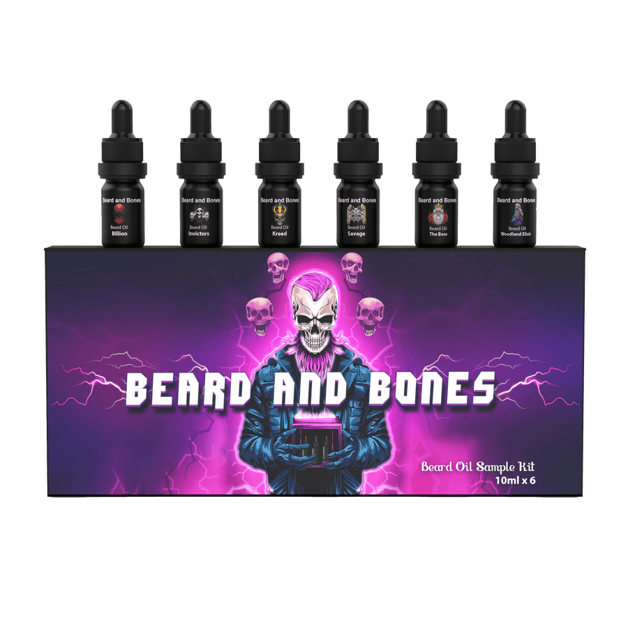 Beard Oil Sample Kit - 10ml x6 - Beard and Bones
