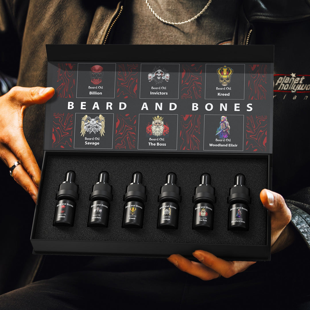 Perfect Christmas Gift: Beard Oil Sample Kit for Him - Beard and Bones