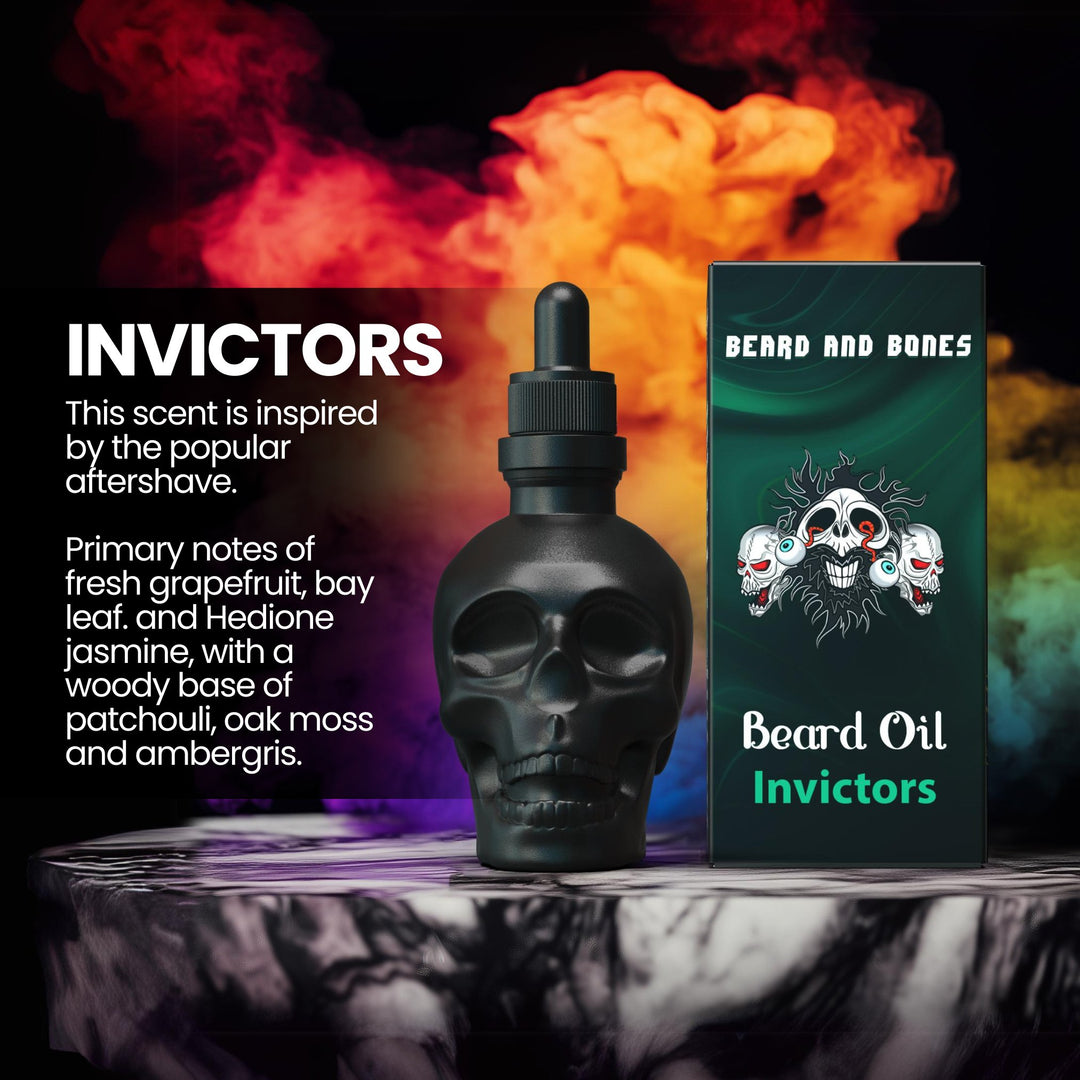 30ml Beard Oil - Matte Black - Beard and Bones