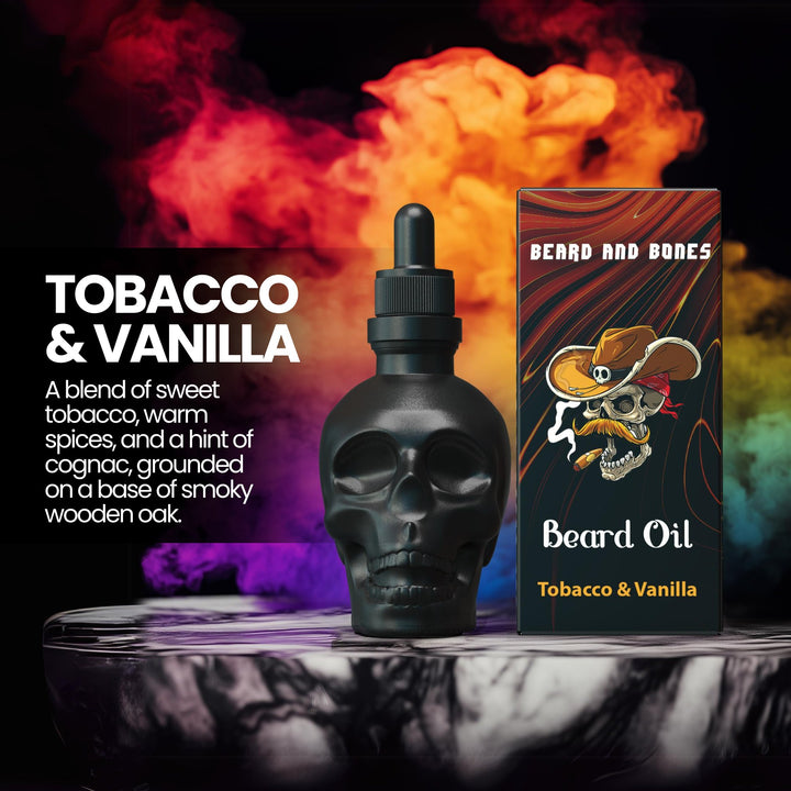 30ml Beard Oil - Matte Black - Beard and Bones