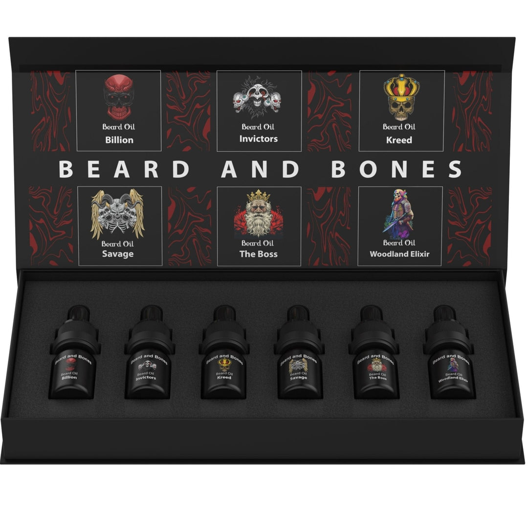 Beard Oil Sample Kit - 10ml x6 - Beard and Bones