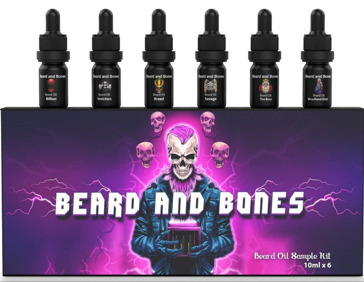 Beard Oil Sample Kit - 10ml x6 - Beard and Bones