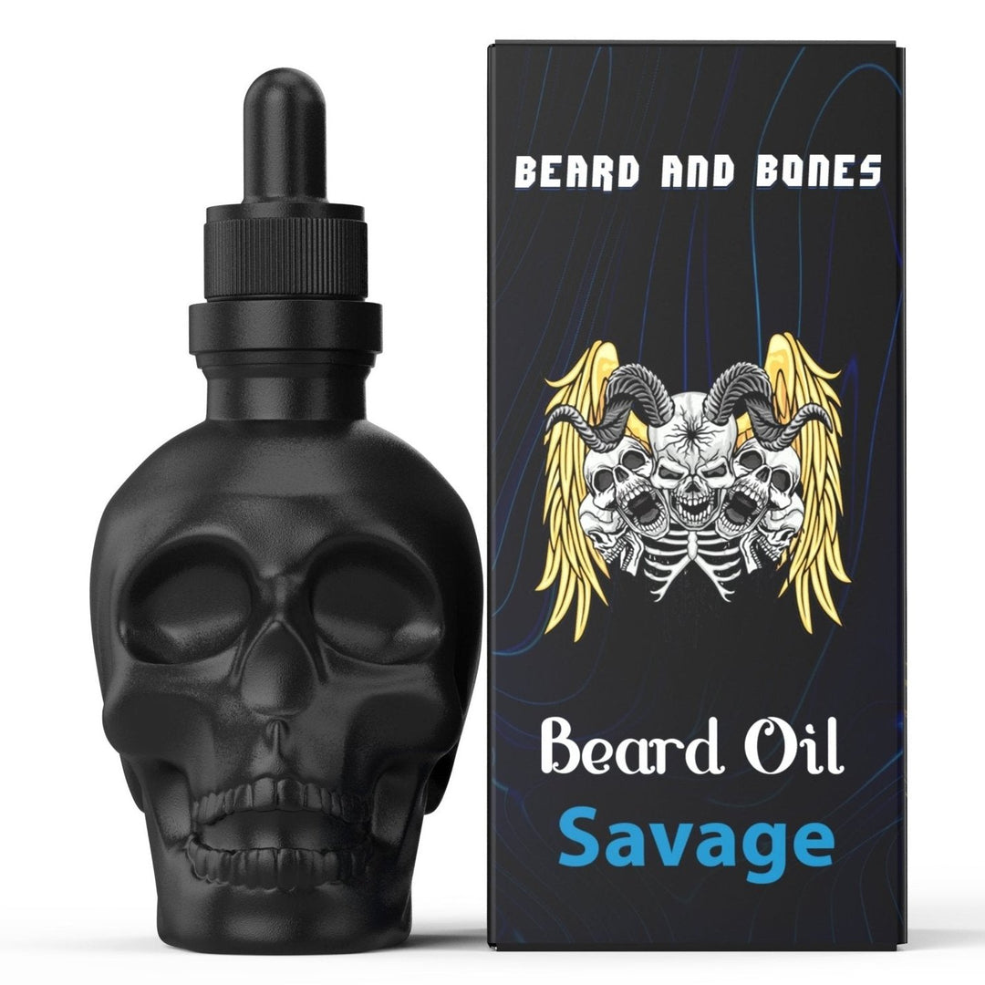 30ml Beard Oil - Matte Black - Beard and Bones