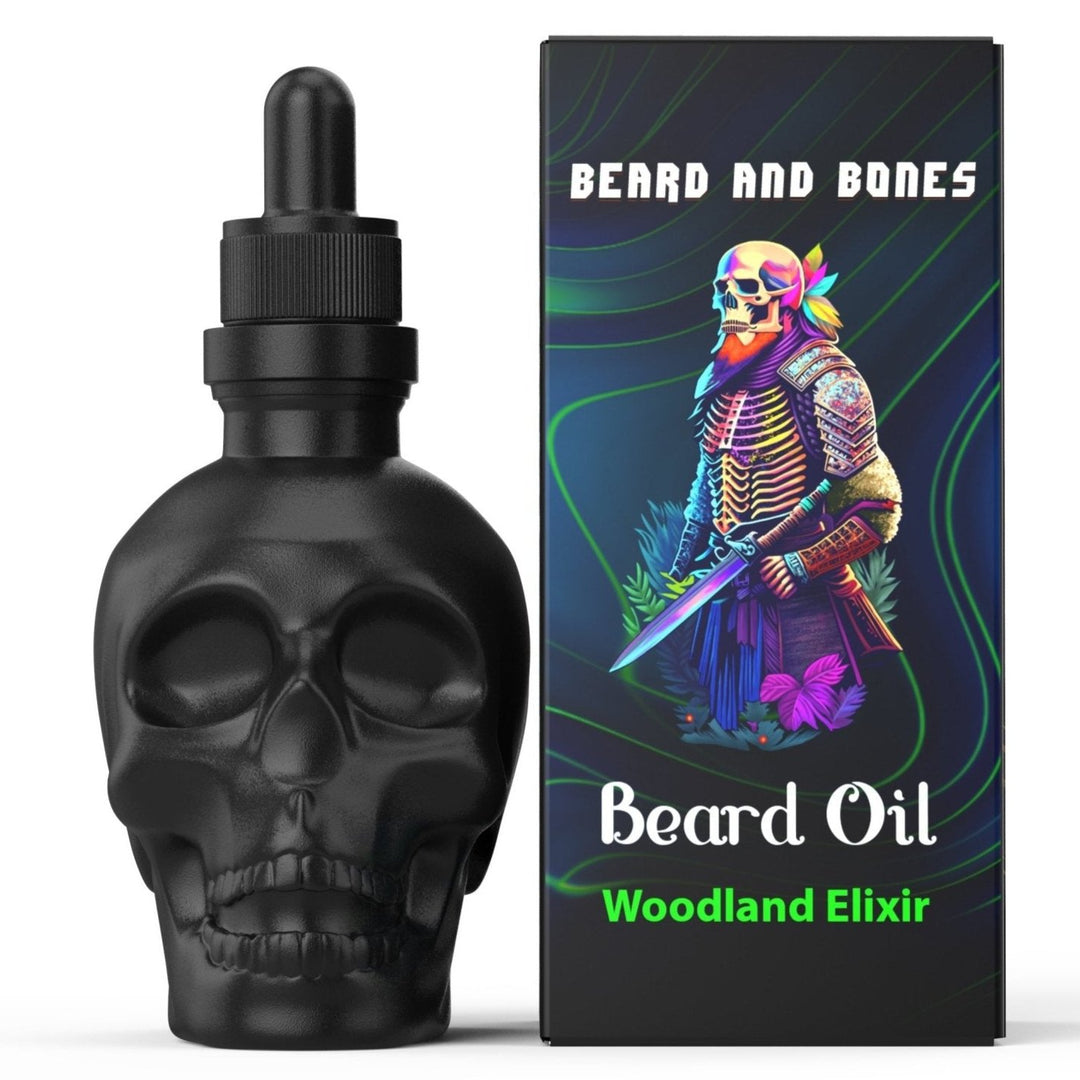 30ml Beard Oil - Matte Black - Beard and Bones