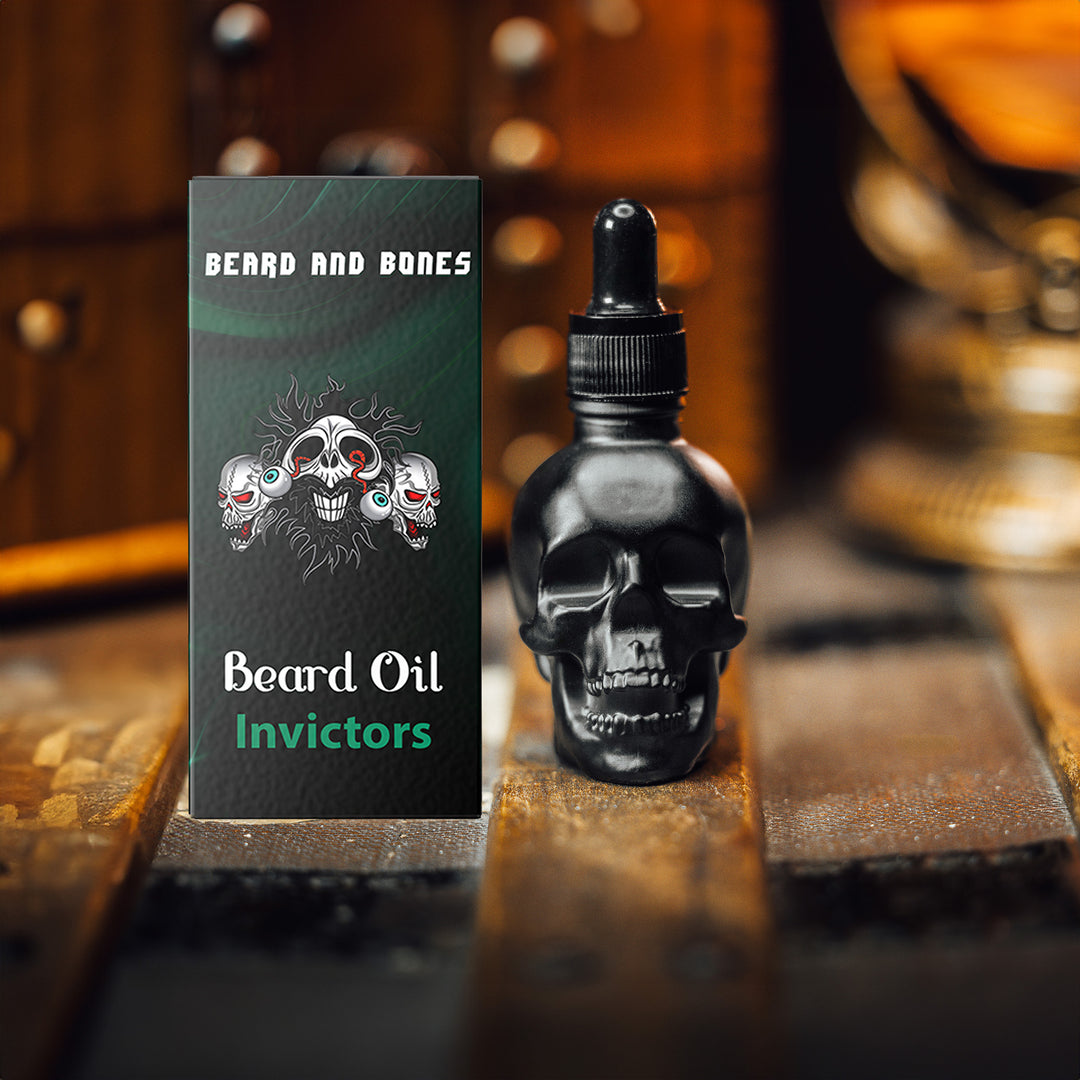 30ml Beard Oil - Matte Black - Beard and Bones