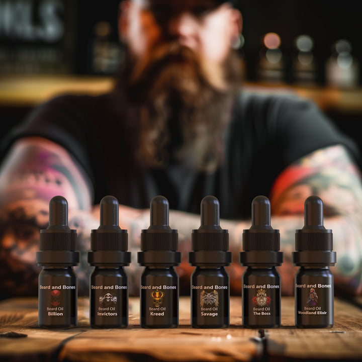 Beard Oil Sample Kit - 10ml x6 - Beard and Bones