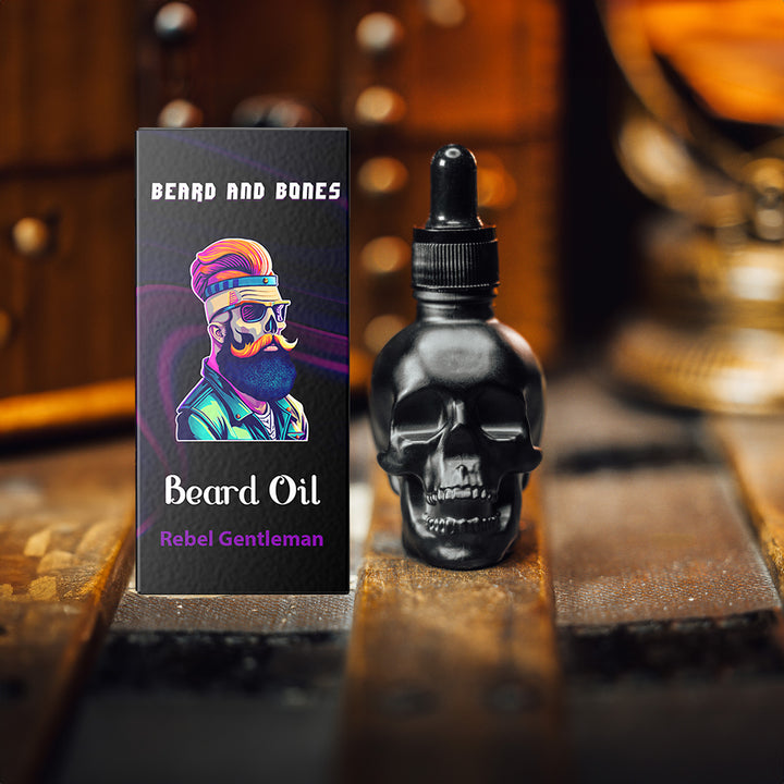 30ml Beard Oil - Matte Black - Beard and Bones