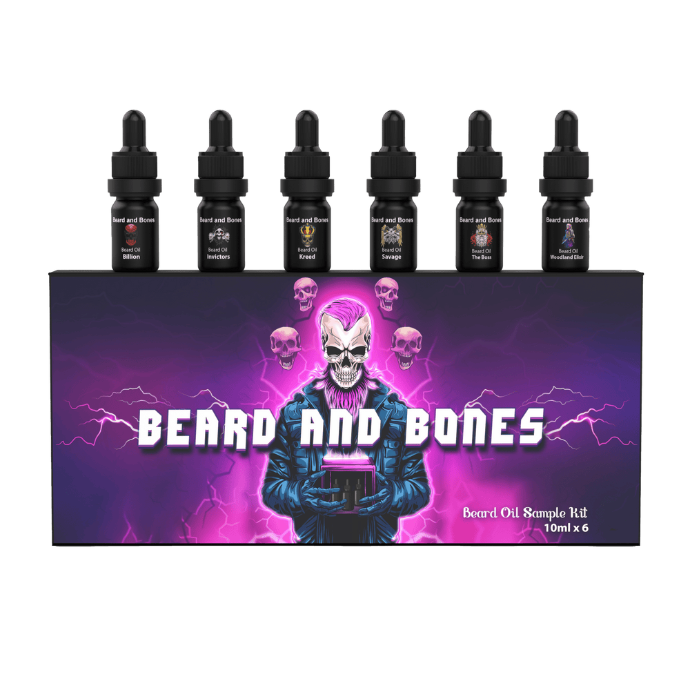 Beard Oil Sample Kit - 10ml x6 - Beard and Bones