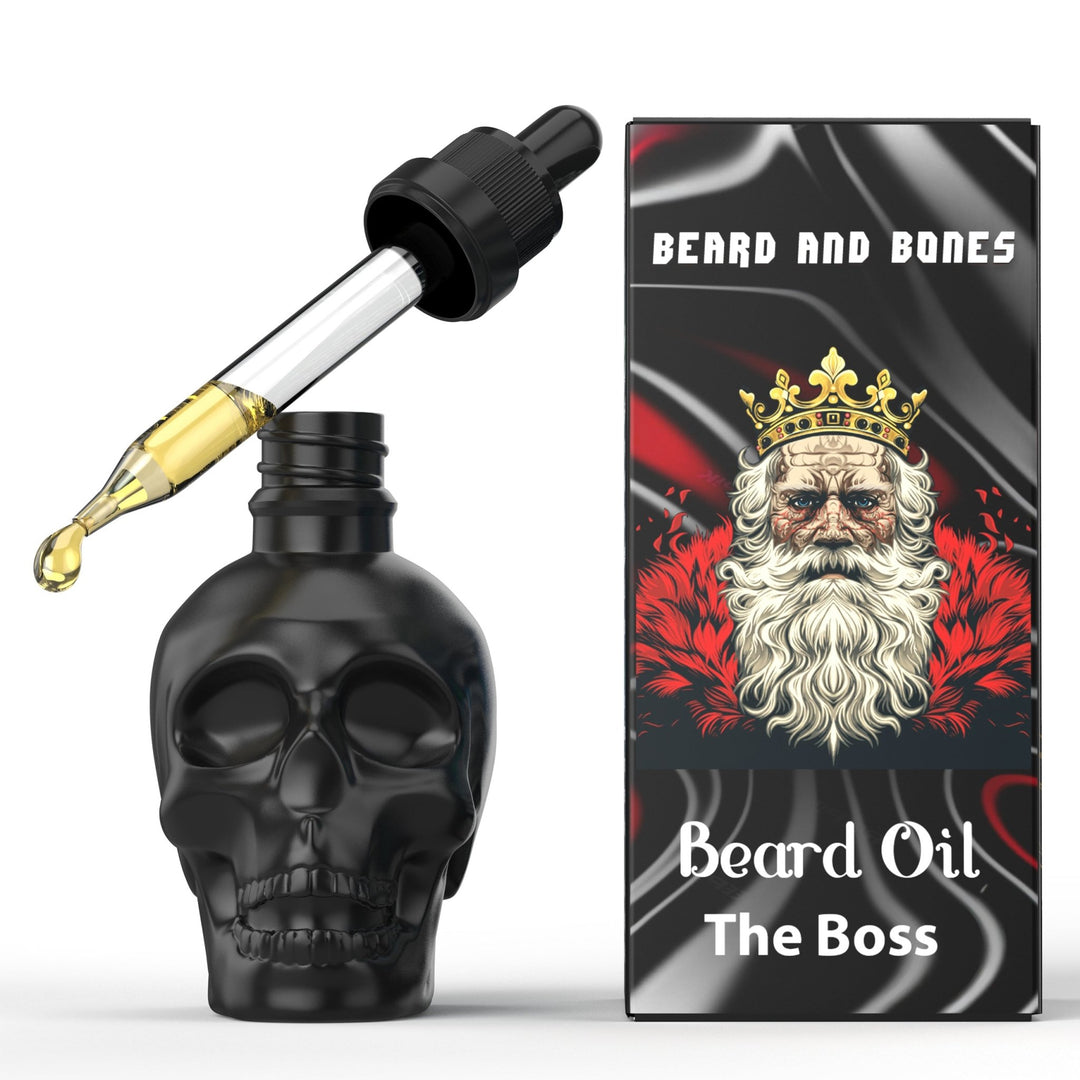 30ml Beard Oil - Matte Black - Beard and Bones