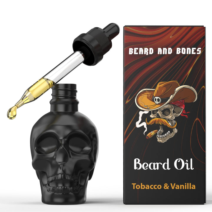 30ml Beard Oil - Matte Black - Beard and Bones