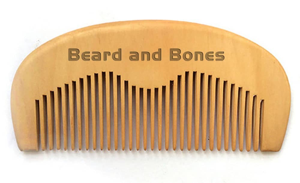 Wooden Comb - beard and bones 